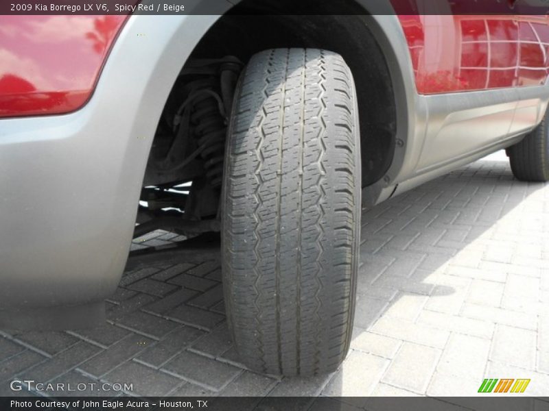 Spicy Red / Beige 2009 Kia Borrego LX V6