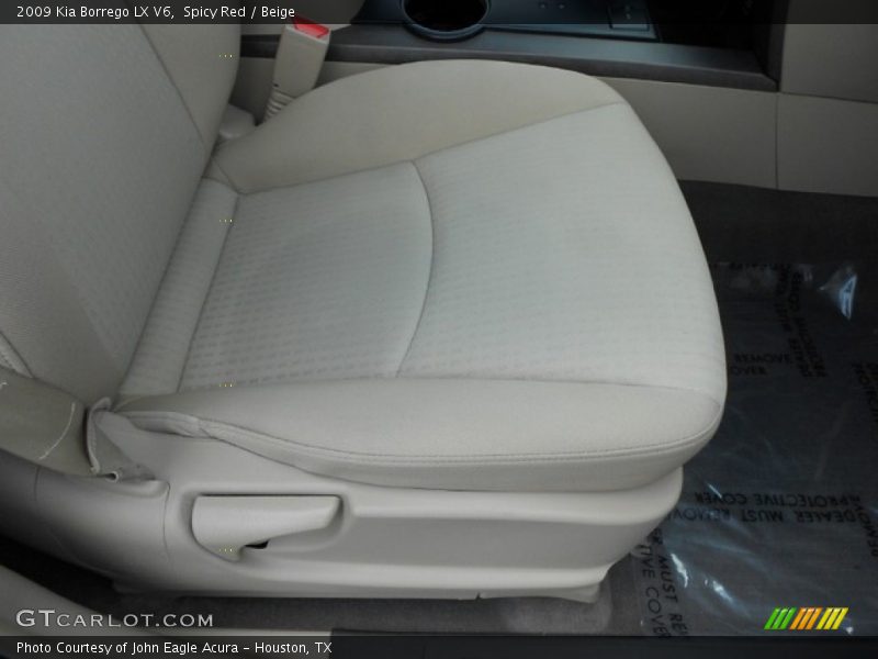 Spicy Red / Beige 2009 Kia Borrego LX V6