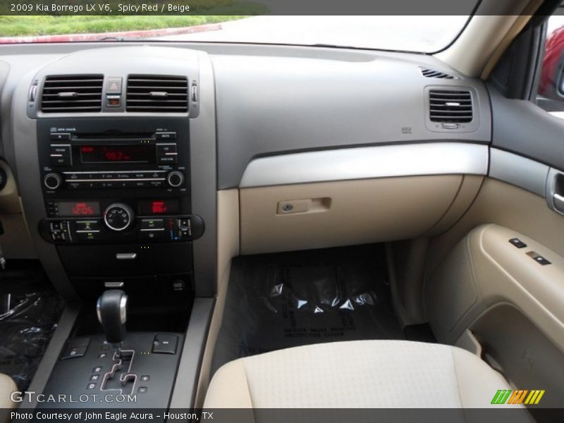 Spicy Red / Beige 2009 Kia Borrego LX V6