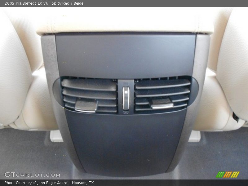Spicy Red / Beige 2009 Kia Borrego LX V6
