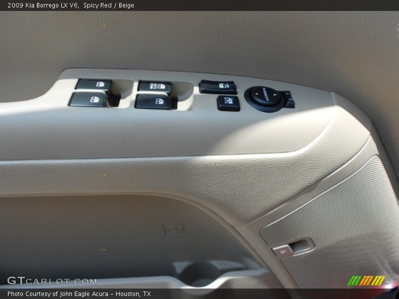 Spicy Red / Beige 2009 Kia Borrego LX V6