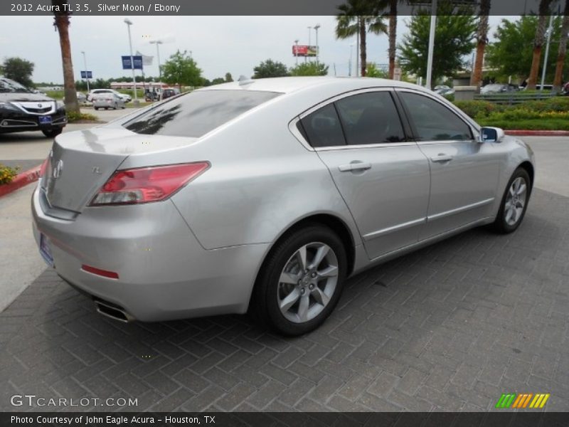 Silver Moon / Ebony 2012 Acura TL 3.5