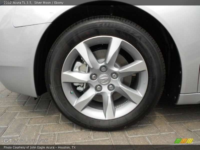 Silver Moon / Ebony 2012 Acura TL 3.5