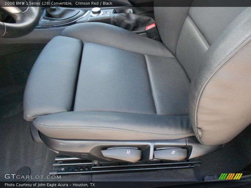 Crimson Red / Black 2008 BMW 1 Series 128i Convertible