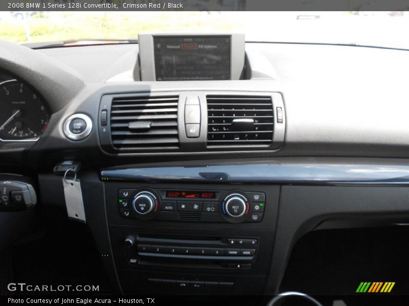 Crimson Red / Black 2008 BMW 1 Series 128i Convertible