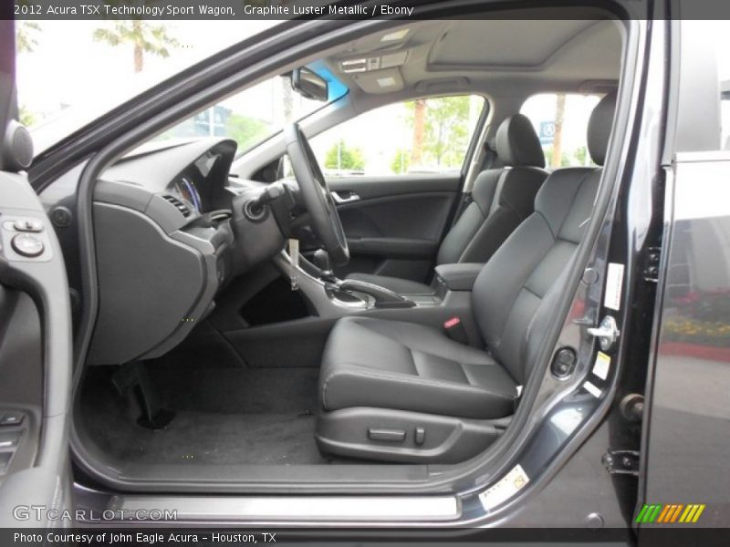  2012 TSX Technology Sport Wagon Ebony Interior
