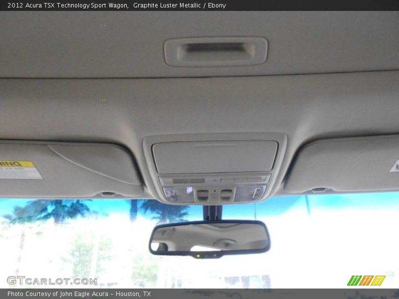 Graphite Luster Metallic / Ebony 2012 Acura TSX Technology Sport Wagon