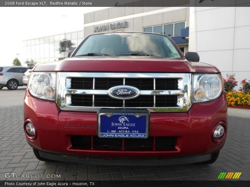 Redfire Metallic / Stone 2008 Ford Escape XLT