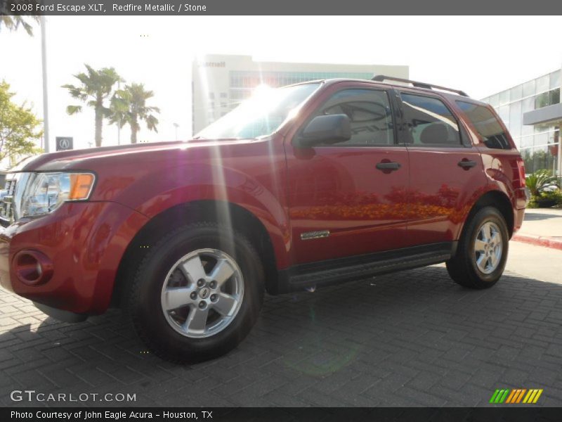 Redfire Metallic / Stone 2008 Ford Escape XLT