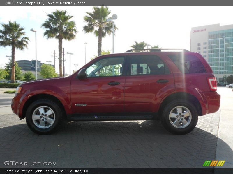Redfire Metallic / Stone 2008 Ford Escape XLT