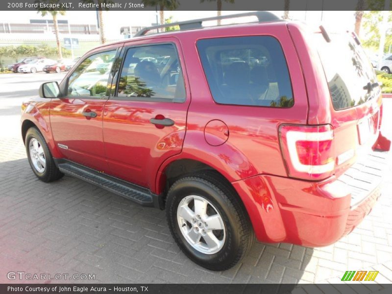 Redfire Metallic / Stone 2008 Ford Escape XLT