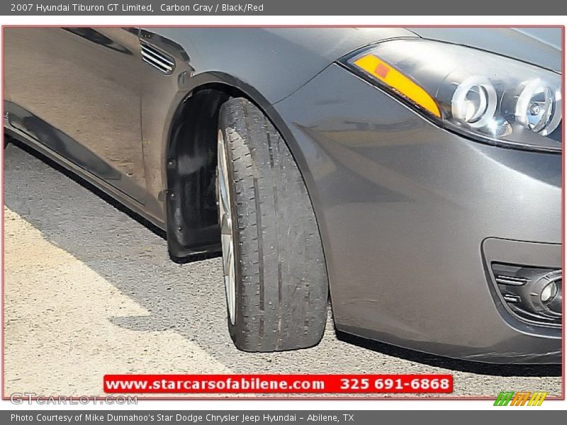Carbon Gray / Black/Red 2007 Hyundai Tiburon GT Limited