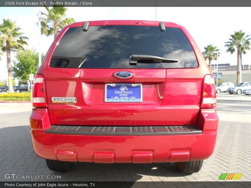 Redfire Metallic / Stone 2008 Ford Escape XLT