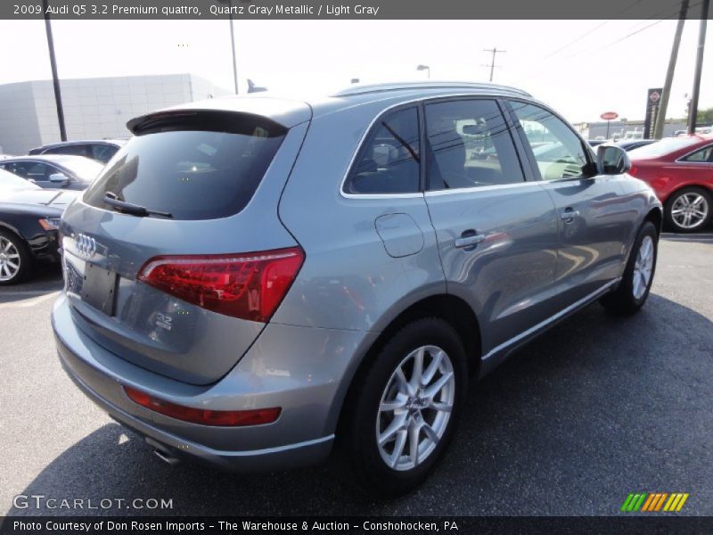 Quartz Gray Metallic / Light Gray 2009 Audi Q5 3.2 Premium quattro