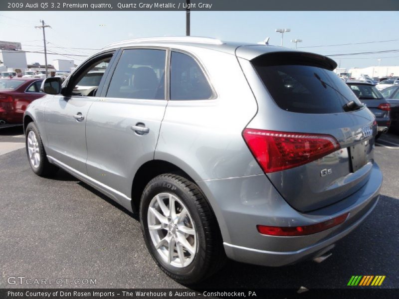 Quartz Gray Metallic / Light Gray 2009 Audi Q5 3.2 Premium quattro