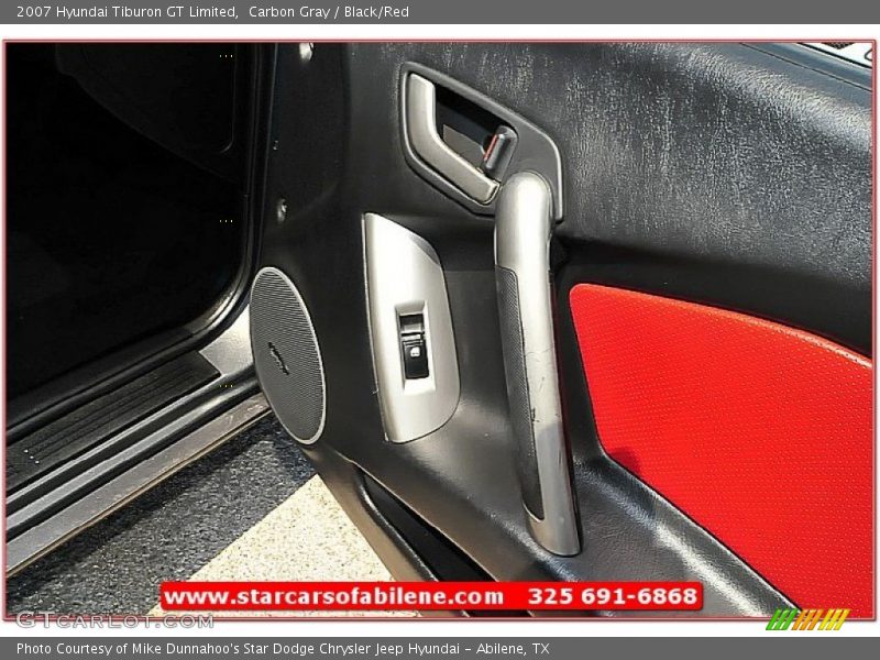 Carbon Gray / Black/Red 2007 Hyundai Tiburon GT Limited