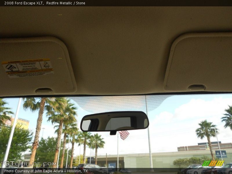 Redfire Metallic / Stone 2008 Ford Escape XLT
