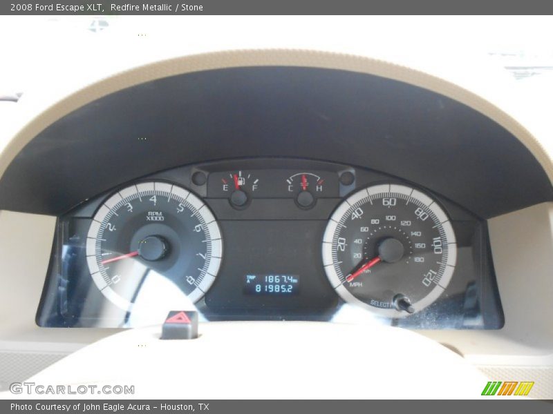 Redfire Metallic / Stone 2008 Ford Escape XLT