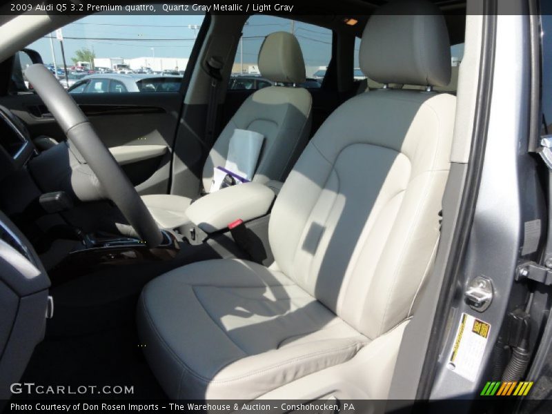 Quartz Gray Metallic / Light Gray 2009 Audi Q5 3.2 Premium quattro