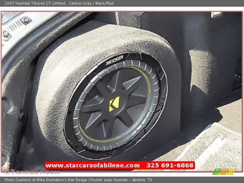 Carbon Gray / Black/Red 2007 Hyundai Tiburon GT Limited