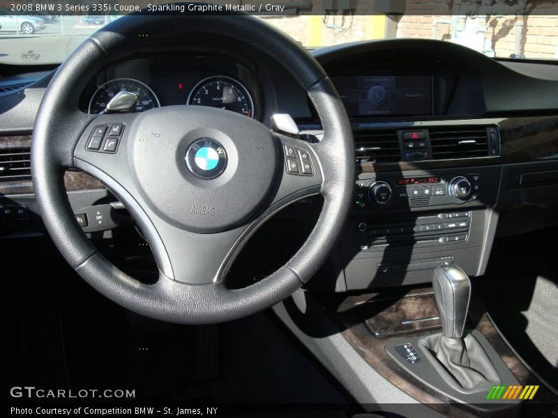 Sparkling Graphite Metallic / Gray 2008 BMW 3 Series 335i Coupe