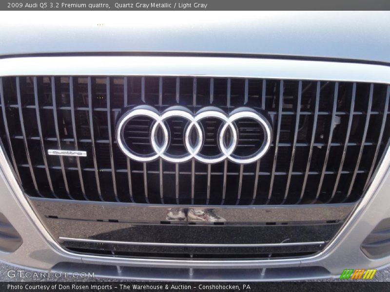 Quartz Gray Metallic / Light Gray 2009 Audi Q5 3.2 Premium quattro
