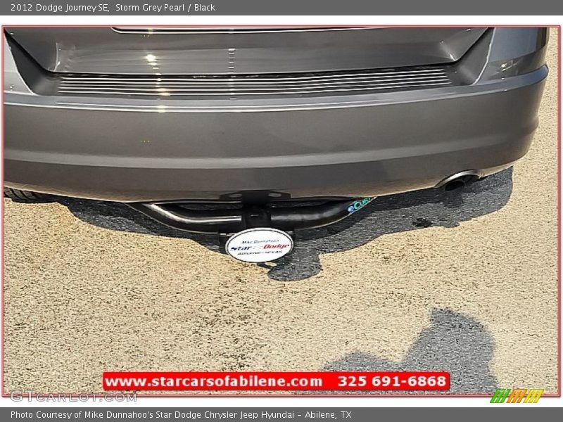 Storm Grey Pearl / Black 2012 Dodge Journey SE