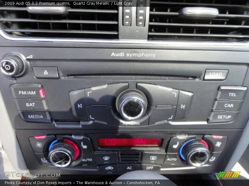 Quartz Gray Metallic / Light Gray 2009 Audi Q5 3.2 Premium quattro