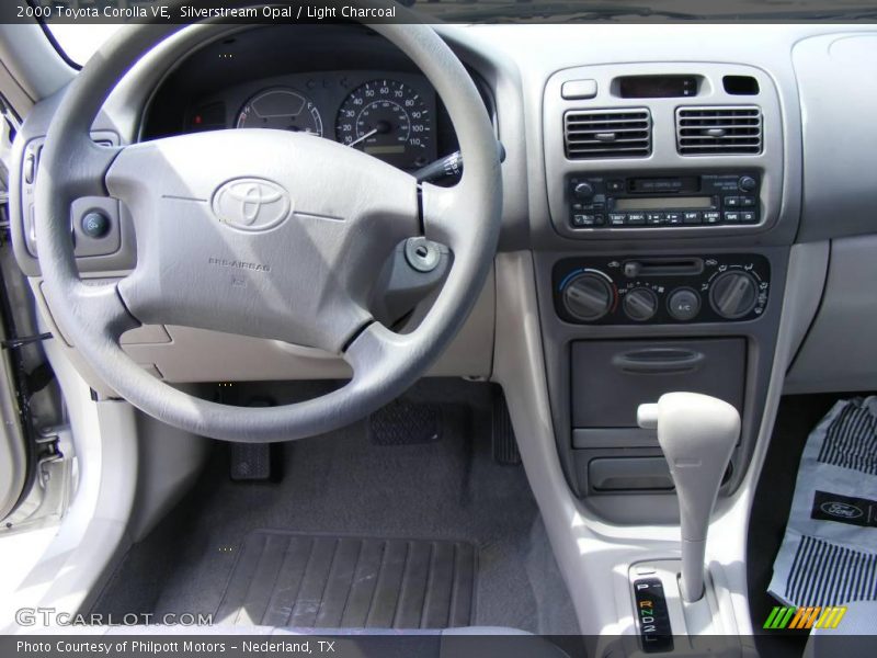 Silverstream Opal / Light Charcoal 2000 Toyota Corolla VE
