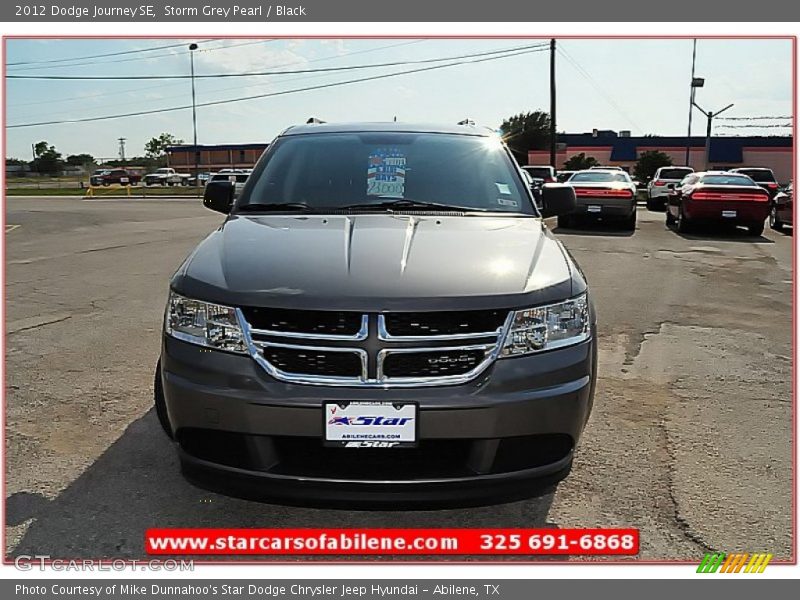 Storm Grey Pearl / Black 2012 Dodge Journey SE