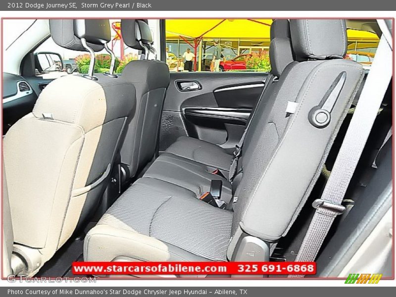 Storm Grey Pearl / Black 2012 Dodge Journey SE