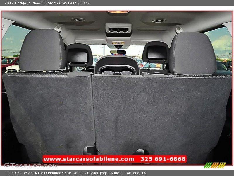 Storm Grey Pearl / Black 2012 Dodge Journey SE