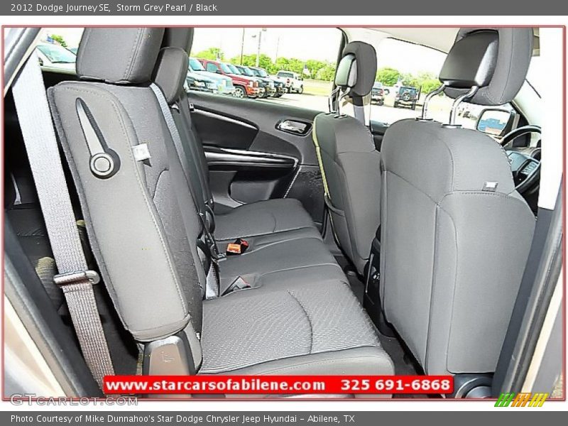 Storm Grey Pearl / Black 2012 Dodge Journey SE