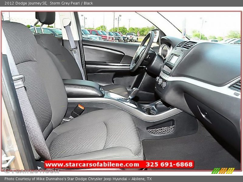 Storm Grey Pearl / Black 2012 Dodge Journey SE