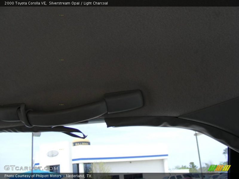 Silverstream Opal / Light Charcoal 2000 Toyota Corolla VE