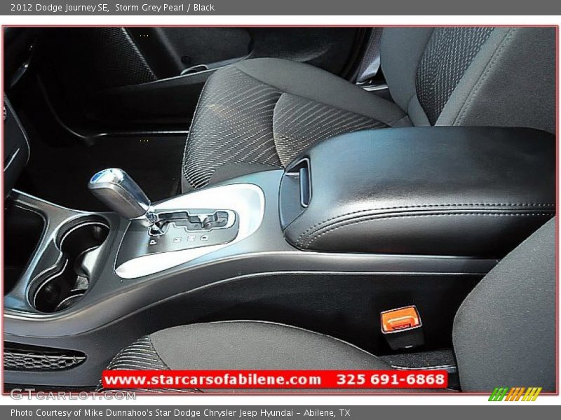 Storm Grey Pearl / Black 2012 Dodge Journey SE
