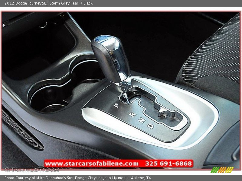 Storm Grey Pearl / Black 2012 Dodge Journey SE