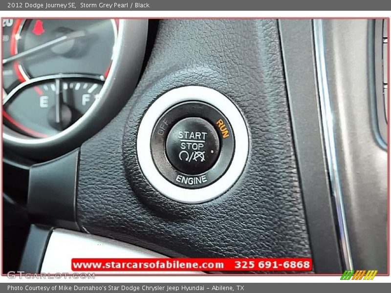 Storm Grey Pearl / Black 2012 Dodge Journey SE