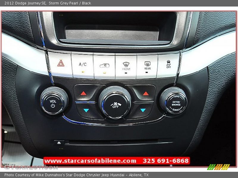 Storm Grey Pearl / Black 2012 Dodge Journey SE