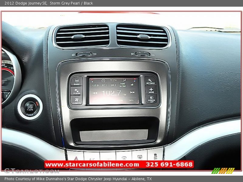 Storm Grey Pearl / Black 2012 Dodge Journey SE