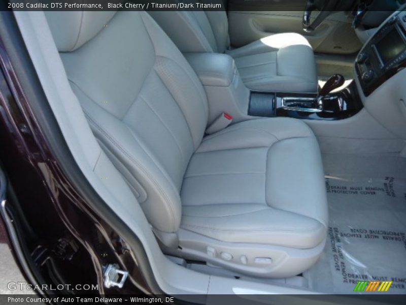 Black Cherry / Titanium/Dark Titanium 2008 Cadillac DTS Performance
