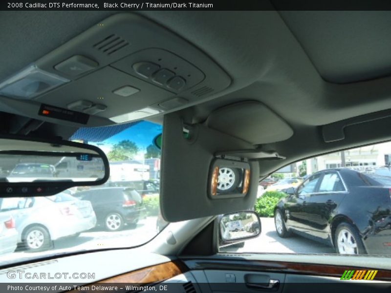 Black Cherry / Titanium/Dark Titanium 2008 Cadillac DTS Performance