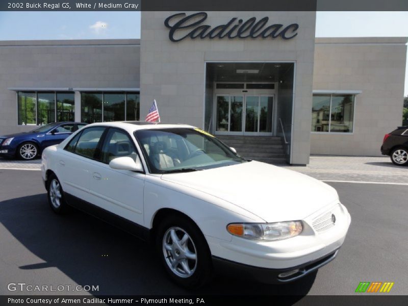 White / Medium Gray 2002 Buick Regal GS