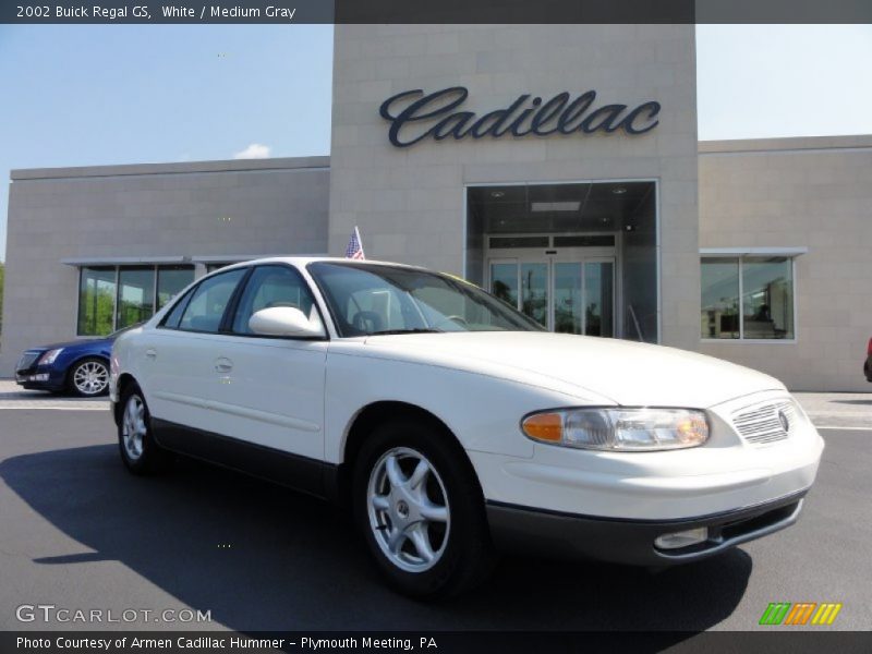 White / Medium Gray 2002 Buick Regal GS