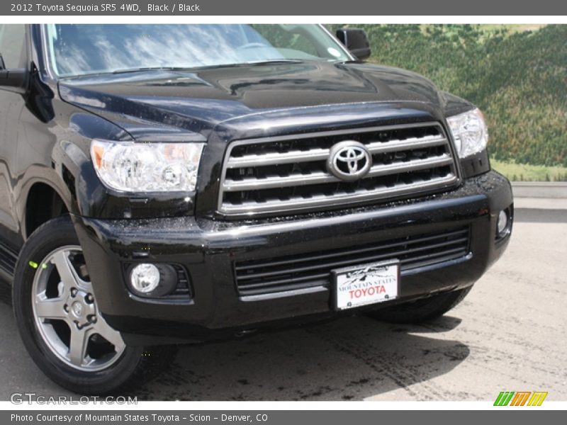Black / Black 2012 Toyota Sequoia SR5 4WD