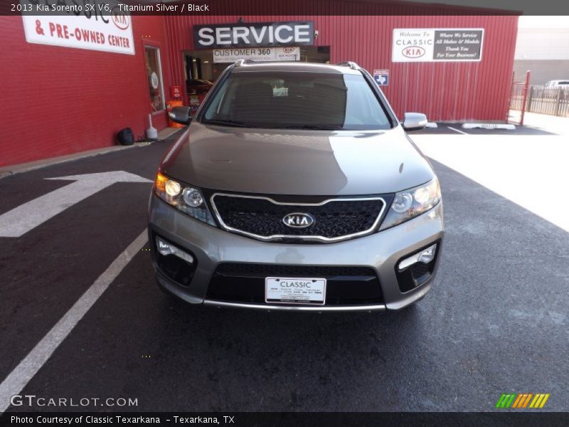 Titanium Silver / Black 2013 Kia Sorento SX V6