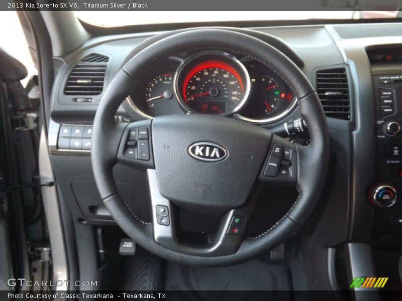 Titanium Silver / Black 2013 Kia Sorento SX V6