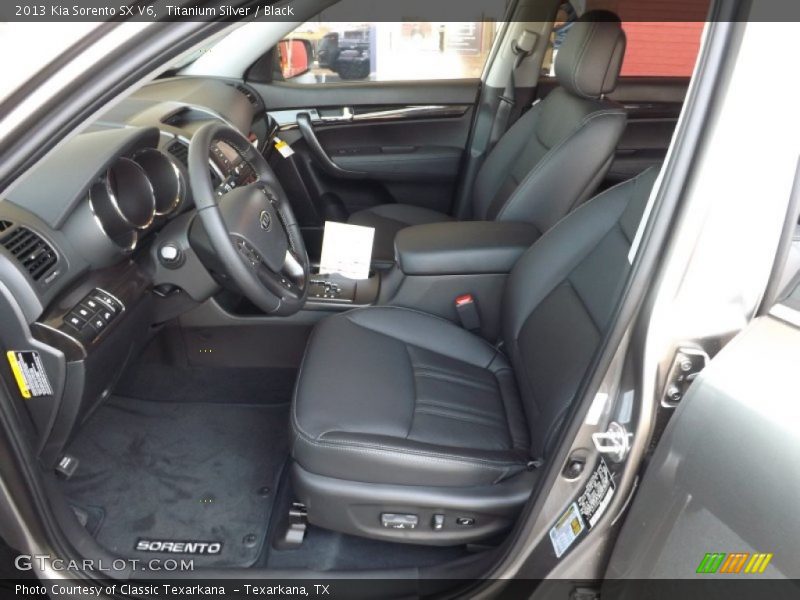 Titanium Silver / Black 2013 Kia Sorento SX V6