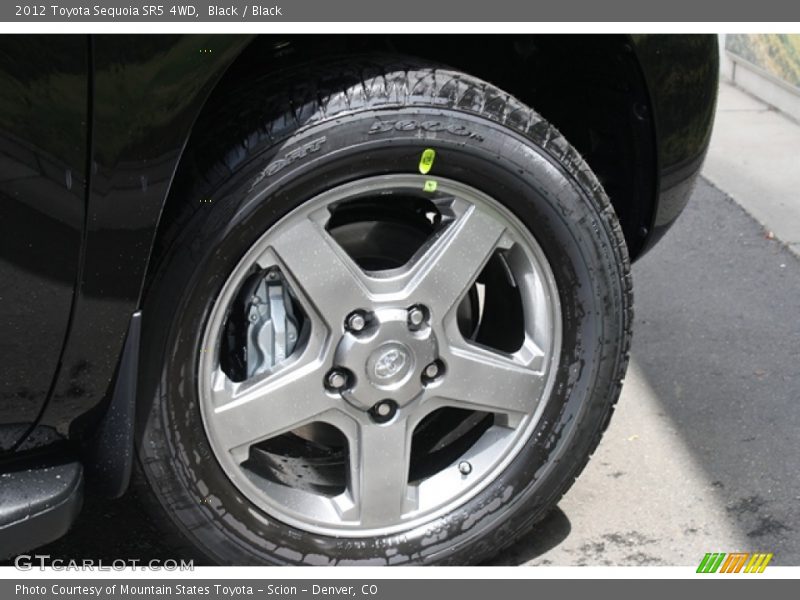 Black / Black 2012 Toyota Sequoia SR5 4WD