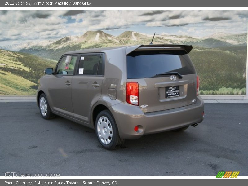 Army Rock Metallic / Dark Gray 2012 Scion xB